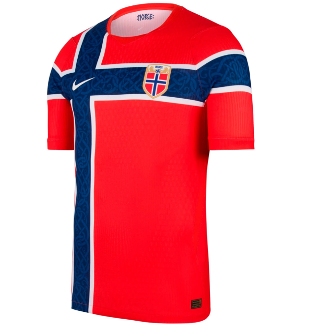 2026 FIFA World Cup Norway Home Soccer Jersey Shirt Authentic Version